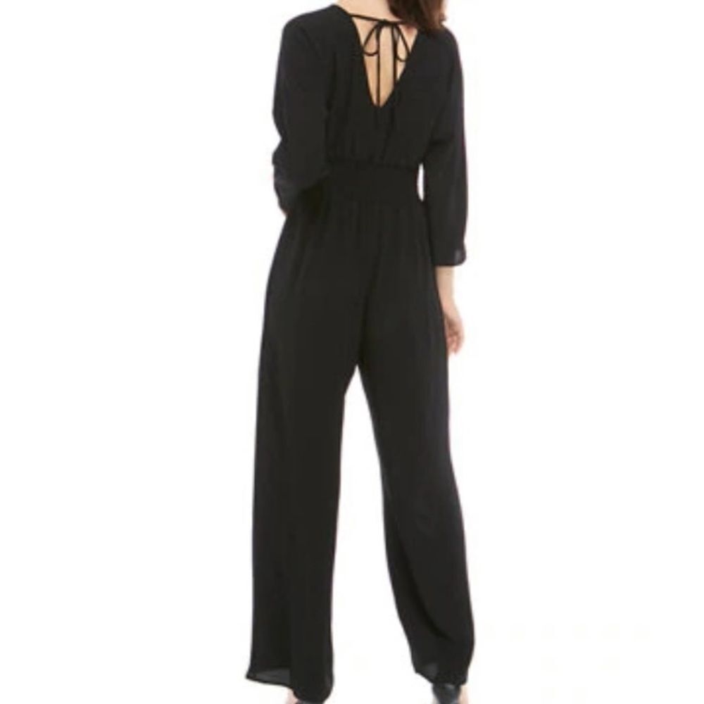 NWT Bepop Black Open Back Wide Leg Jumpsuit Small